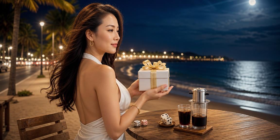 Người chơi Việt Nam thư giãn với trò tài xỉu bên ly cà phê tại Phan Thiết